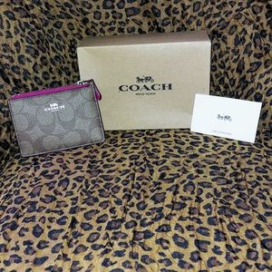 Coach card holder